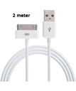 30-pins naar USB Kabel voor Apple iPhone 4 / 4s & iPad 4 / 3 / 2 2M Wit
