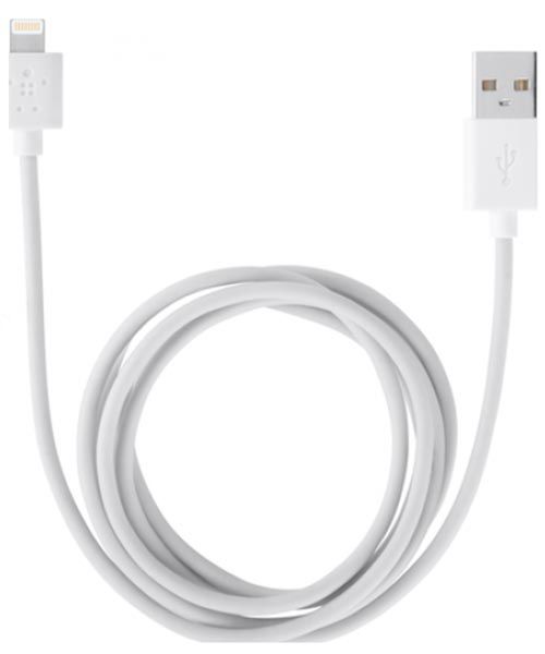Belkin Mixit Lightning Naar USB Datakabel 1.2m Wit afbeelding 3
