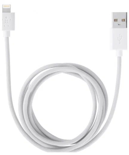 Belkin Mixit Lightning Naar USB Datakabel 1.2m Wit afbeelding 3