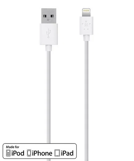 Belkin Lightning iPhone Kabel 3 Meter Wit afbeelding 1