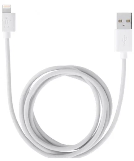 Belkin Lightning iPhone Kabel 3 Meter Wit afbeelding 2