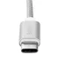 Baseus Sharp Series USB-C Kabel 1 meter gevlochten Zilver afbeelding 2