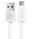 Remax Platte USB C kabel 1 Meter Wit afbeelding 1