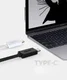 Remax Platte USB C kabel 1 Meter Wit afbeelding 3