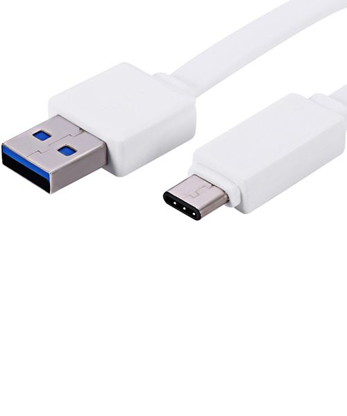 Remax Platte USB C kabel 1 Meter Wit afbeelding 8