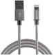 4smarts RAPIDCord iPhone Kabel 1 Meter Grijs afbeelding 1