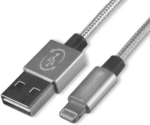 4smarts RAPIDCord iPhone Kabel 1 Meter Grijs afbeelding 4