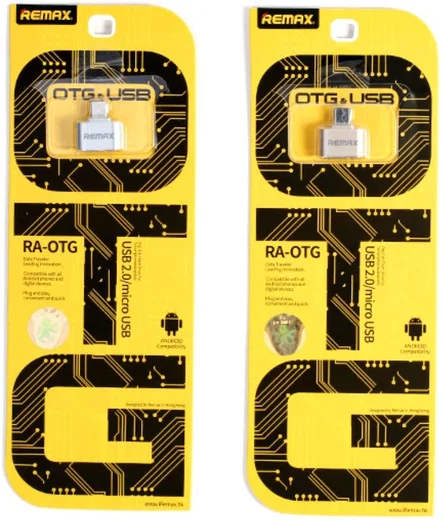 Remax OTG Universele Micro-USB naar USB-A Adapter Zilver afbeelding 8