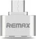 Remax OTG Universele Micro-USB naar USB-A Adapter Zilver afbeelding 2