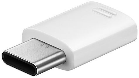 Samsung Micro USB naar USB Type C Adapter Wit afbeelding 2