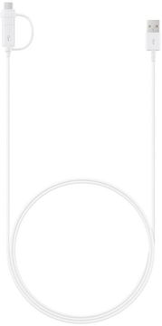 Originele Samsung Combo USB-C en Micro-USB Kabel 1.5 Meter Wit
