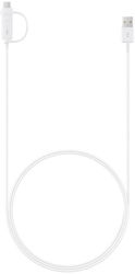 Originele Samsung Combo USB-C en Micro-USB Kabel 1.5 Meter Wit afbeelding