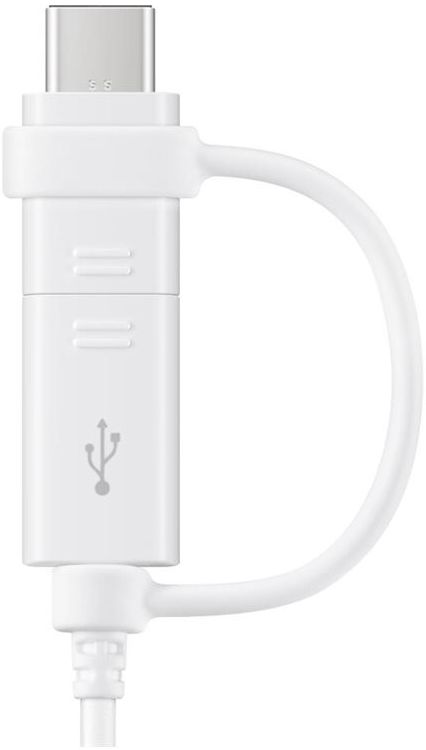 Originele Samsung Combo USB-C en Micro-USB Kabel 1.5 Meter Wit afbeelding 3