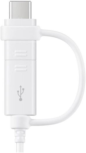 Originele Samsung Combo USB-C en Micro-USB Kabel 1.5 Meter Wit afbeelding 3