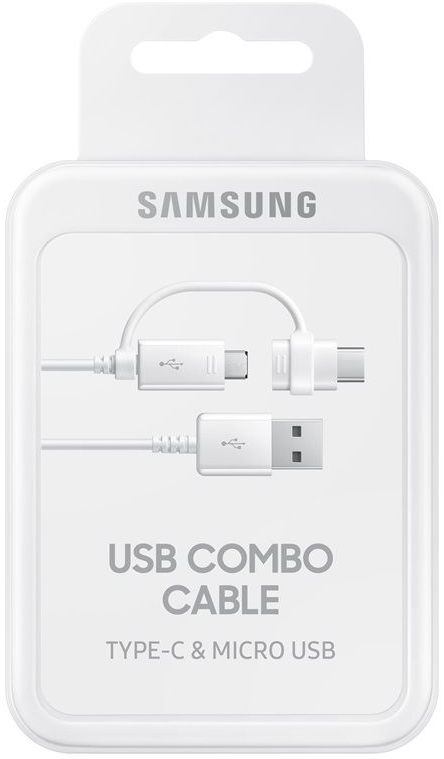 Originele Samsung Combo USB-C en Micro-USB Kabel 1.5 Meter Wit afbeelding 7