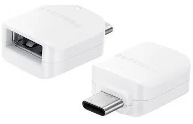 Originele Samsung OTG USB-A naar USB-C Adapter Wit afbeelding 4