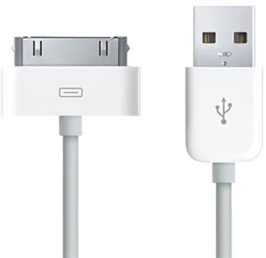 30-pins naar USB Kabel voor Apple iPhone 4 / 4s & iPad 4 / 3 / 2 1M Wit afbeelding 5