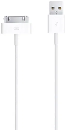 30-pins naar USB Kabel voor Apple iPhone 4 / 4s & iPad 4 / 3 / 2 1M Wit afbeelding 6