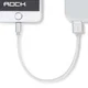 ROCK Apple Lightning Kabel 2.1A 30cm Wit afbeelding 2