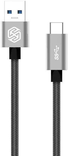 Nillkin Elite USB-C kabel 1 meter sterk nylon Grijs afbeelding 4