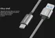 Nillkin Elite USB-C kabel 1 meter sterk nylon Grijs afbeelding 6