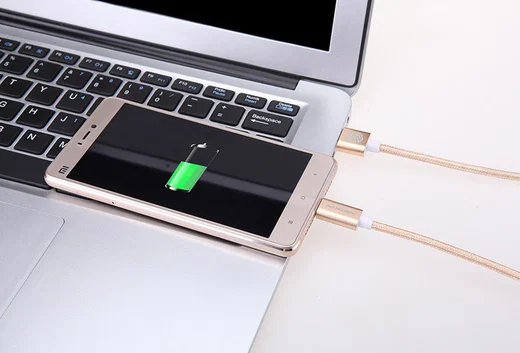 Nillkin Elite USB-C kabel 1 meter sterk nylon goud afbeelding 9