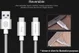 Nillkin Elite USB-C kabel 1 meter sterk nylon goud afbeelding 10