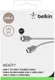 Belkin Mixit USB-C to USB-C 1.8 Meter Kabel Gevlochten Nylon Grijs afbeelding 2