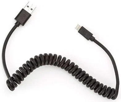 Griffin Charge/Sync Lightning 1.2 Meter Krulsnoer Kabel Zwart afbeelding 2