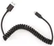 Griffin Charge/Sync Lightning 1.2 Meter Krulsnoer Kabel Zwart afbeelding 2