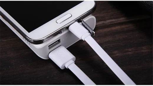 Nillkin Micro-USB 1.2 Meter Platte Kabel Zwart afbeelding 7