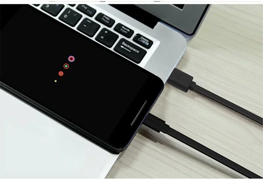 Nillkin USB-C 1.2 Meter 2A Platte Kabel Zwart afbeelding 14