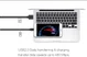 Nillkin USB-C 1.2 Meter 2A Platte Kabel Zwart afbeelding 16