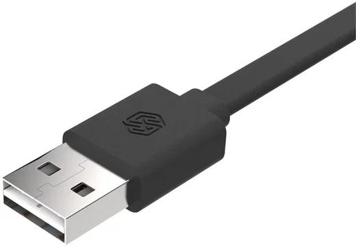 Nillkin USB-C 1.2 Meter 2A Platte Kabel Zwart afbeelding 4