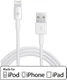 D8 Fast Charging 2.4A iPhone Kabel 1 Meter Wit afbeelding 1