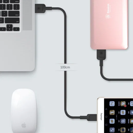Baseus USB-C Laadkabel Zwart afbeelding 8