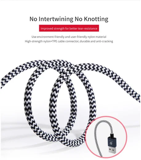 Dux Ducis USB C kabels Set Gevlochten 1 en 0,2 meter Zilver afbeelding 12