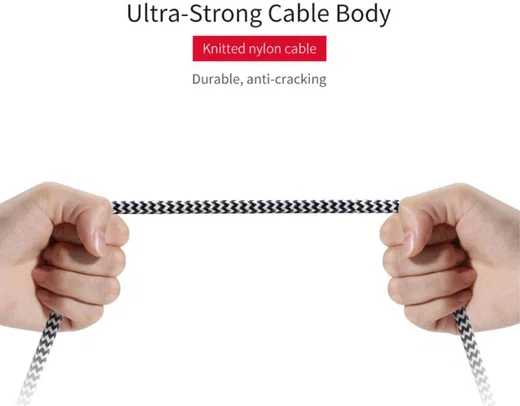 Dux Ducis USB C kabels Set Gevlochten 1 en 0,2 meter Zilver afbeelding 14