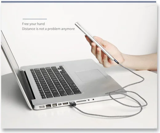 Dux Ducis USB C kabels Set Gevlochten 1 en 0,2 meter Zilver afbeelding 18