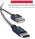 Dux Ducis USB C kabels Set Gevlochten 1 en 0,2 meter Zilver afbeelding 8
