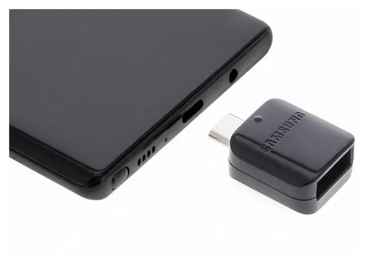 Originele Samsung OTG USB-A naar USB-C Adapter Zwart afbeelding 5