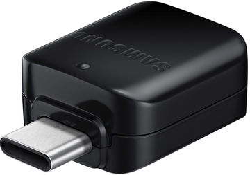Originele Samsung OTG USB-A naar USB-C Adapter Zwart