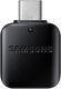 Originele Samsung OTG USB-A naar USB-C Adapter Zwart afbeelding 3