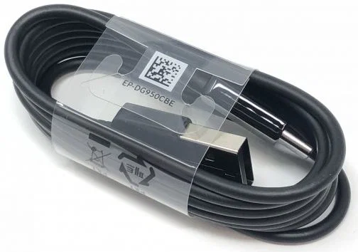 Originele Samsung USB-A naar USB-C Kabel 1.2 Meter Zwart afbeelding 4