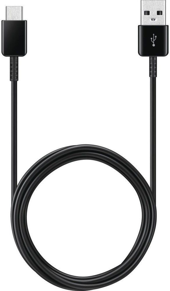 Originele Samsung USB-A naar USB-C Kabel 1.2 Meter Zwart afbeelding 1