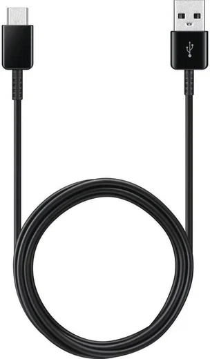 Originele Samsung USB-A naar USB-C Kabel 1.2 Meter Zwart afbeelding 1