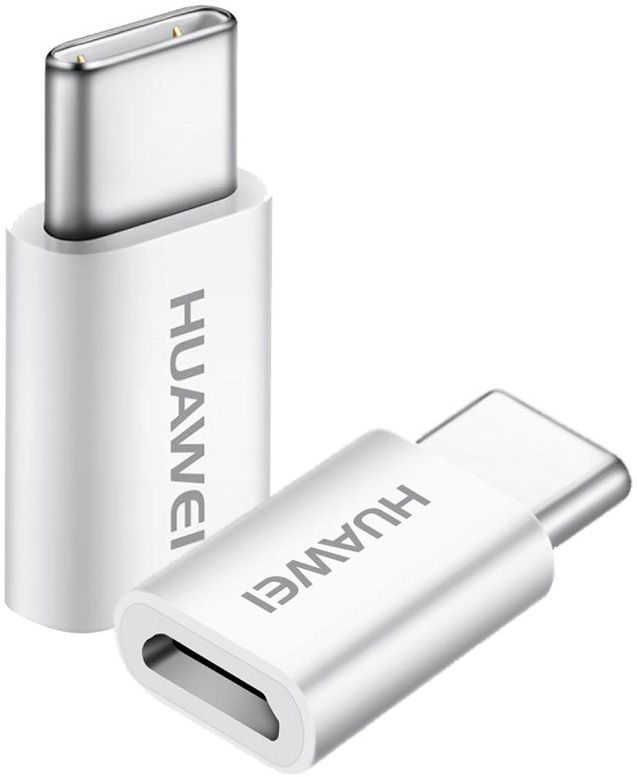 Originele AP52 USB-C naar Micro-USB Adapter Wit afbeelding 1