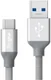 Ringke USB-C Kabel Gevlochten 1 meter Grijs afbeelding 1