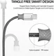 Ringke Smart Fish Micro-USB Kabel Gevlochten 0.2 Meter Grijs afbeelding 7
