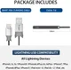 Ringke Gevlochten iPhone Kabel 1.2 Meter Grijs afbeelding 4